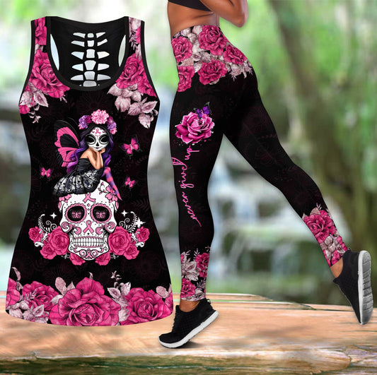 Breast Cancer Awareness Combo Legging And Tank Top