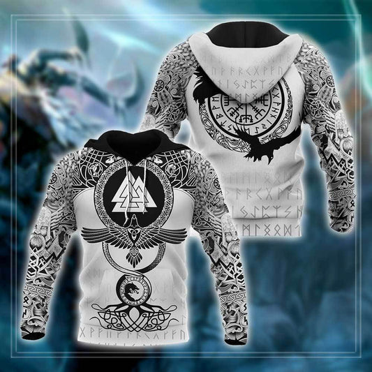 Viking Warrior Tattoo 3d All Over Printed