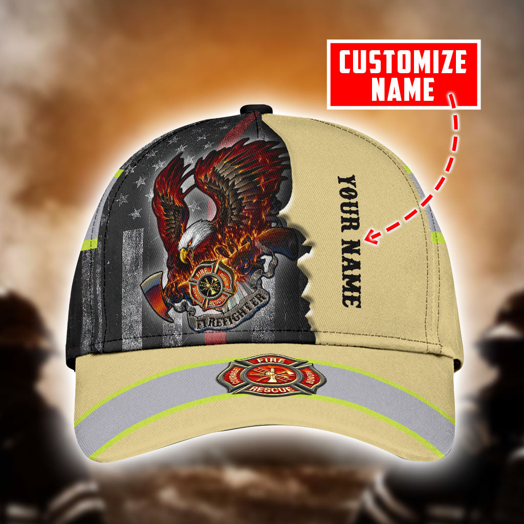 Customize Name Firefighter Classic Cap