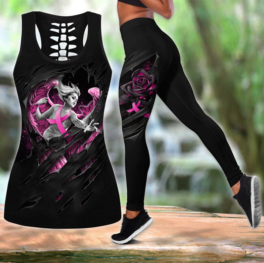 Breast Cancer Awareness Combo Legging And Tank Top