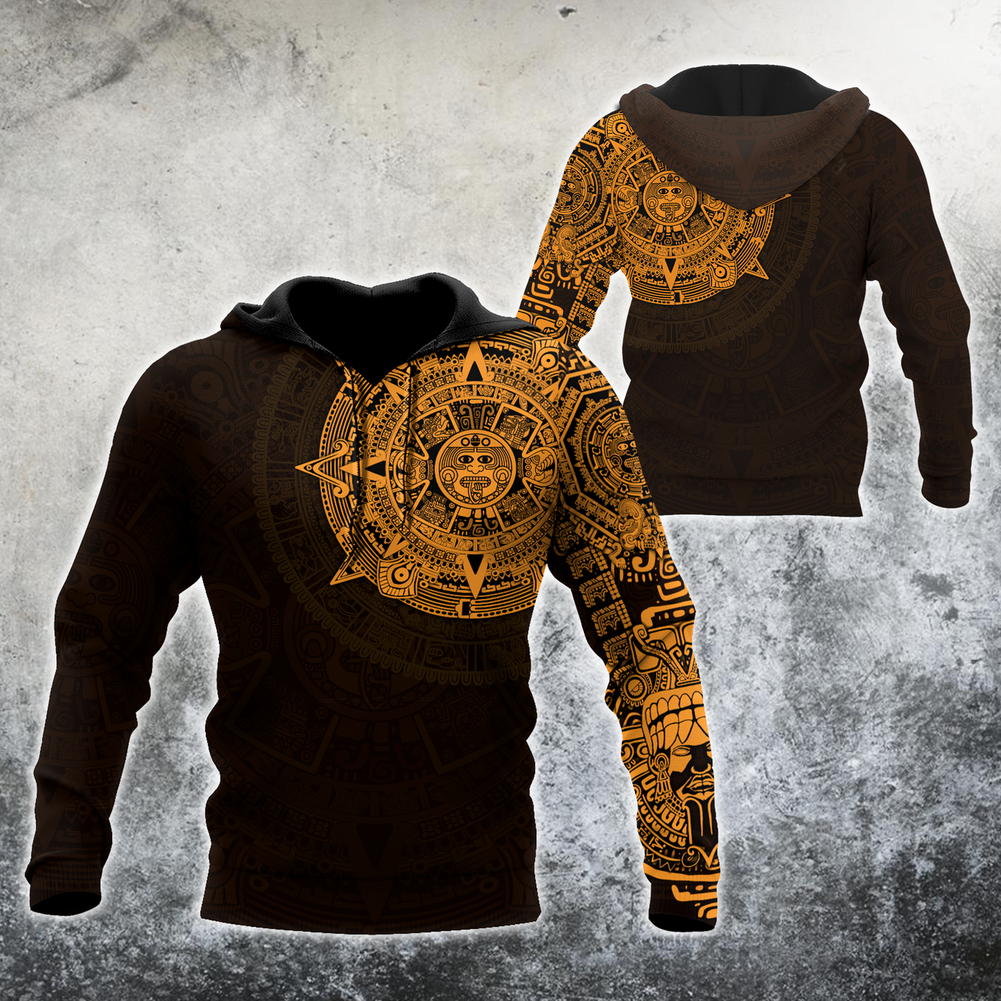 Aztec Mexico 3D All Over Printed Hoodie JJ no1