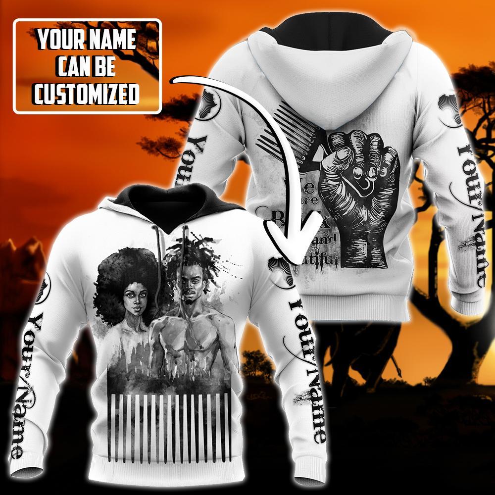 African American Persionalized Your Name 3D All Over Printed Shirts JJ20052103 KT