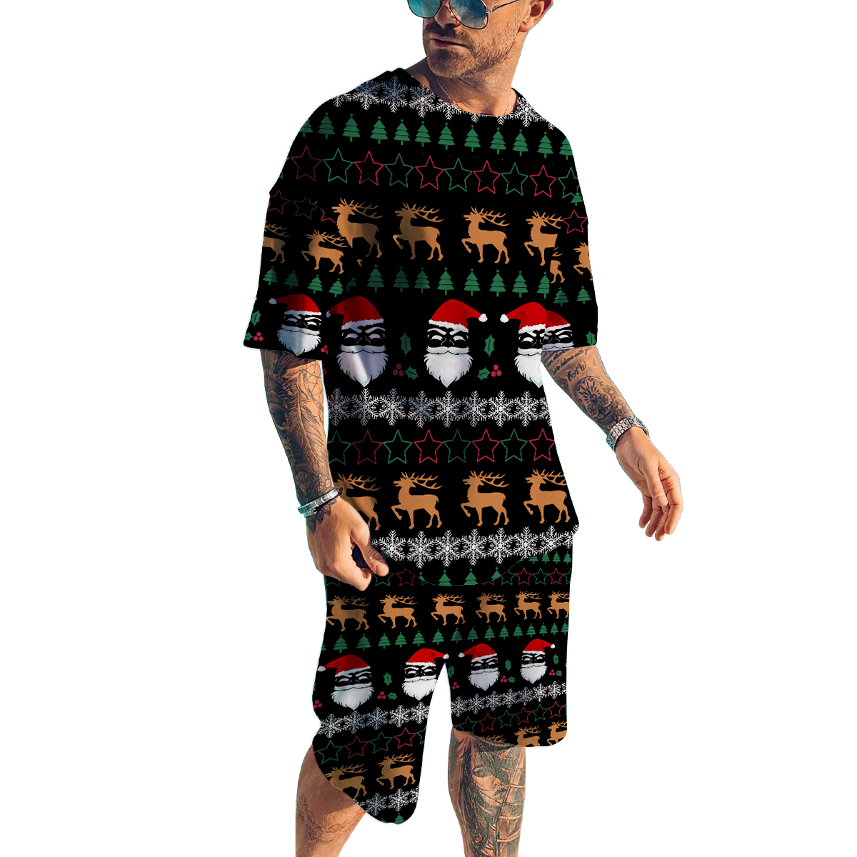 Africa Christmas Combo T-shirt BoardShorts HN29072102