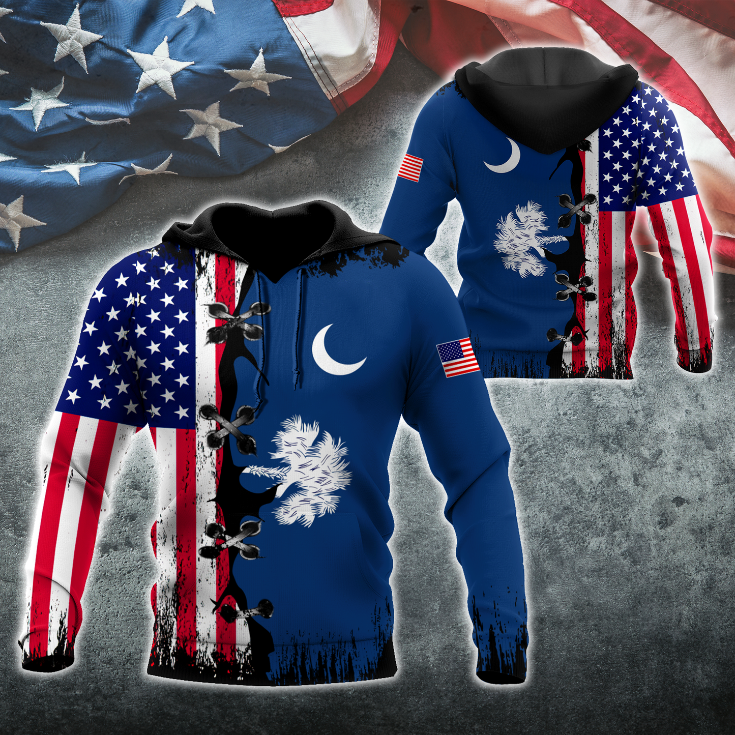 American Honduras 3D All Over Unisex Hoodie