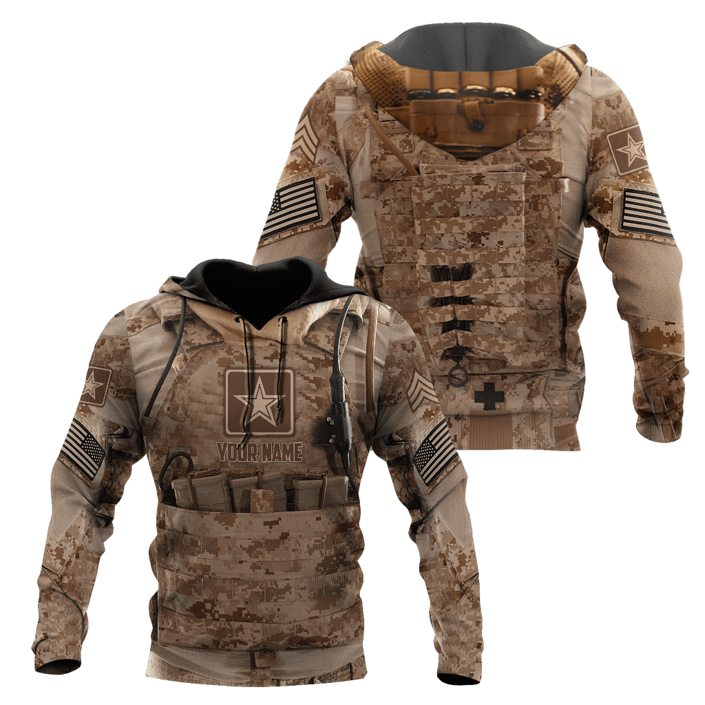US Army Veteran Camo 3D All Over Printed