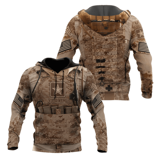 US Army Veteran Camo 3D All Over Printed