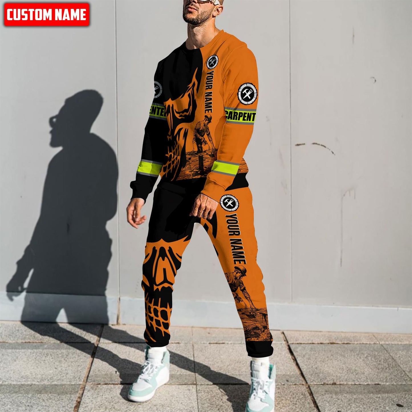 Tmarc Tee Personalized Name Carpenter 3D All Over Printed Combo Sweater and Sweatpant NTN29052102