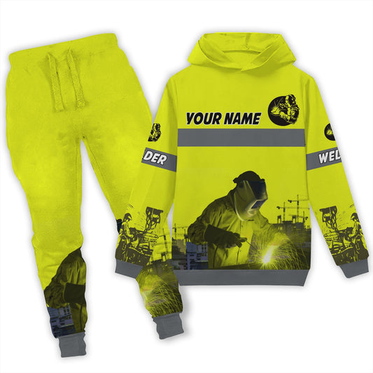 Tmarc Tee Personalized Welder Sweatpant & Hoodie Welding Combo