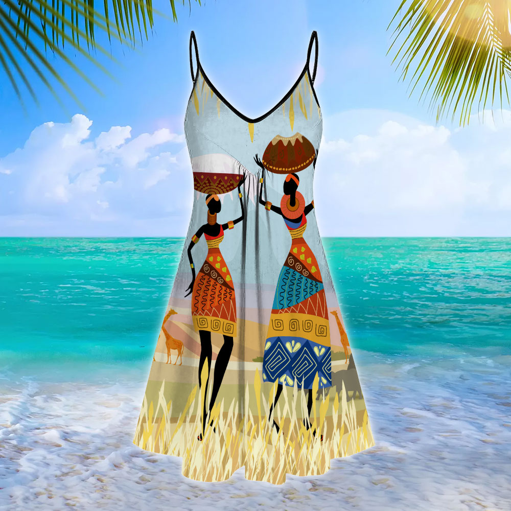 African Girl No 7 Summer Beach Dress NTN10072103