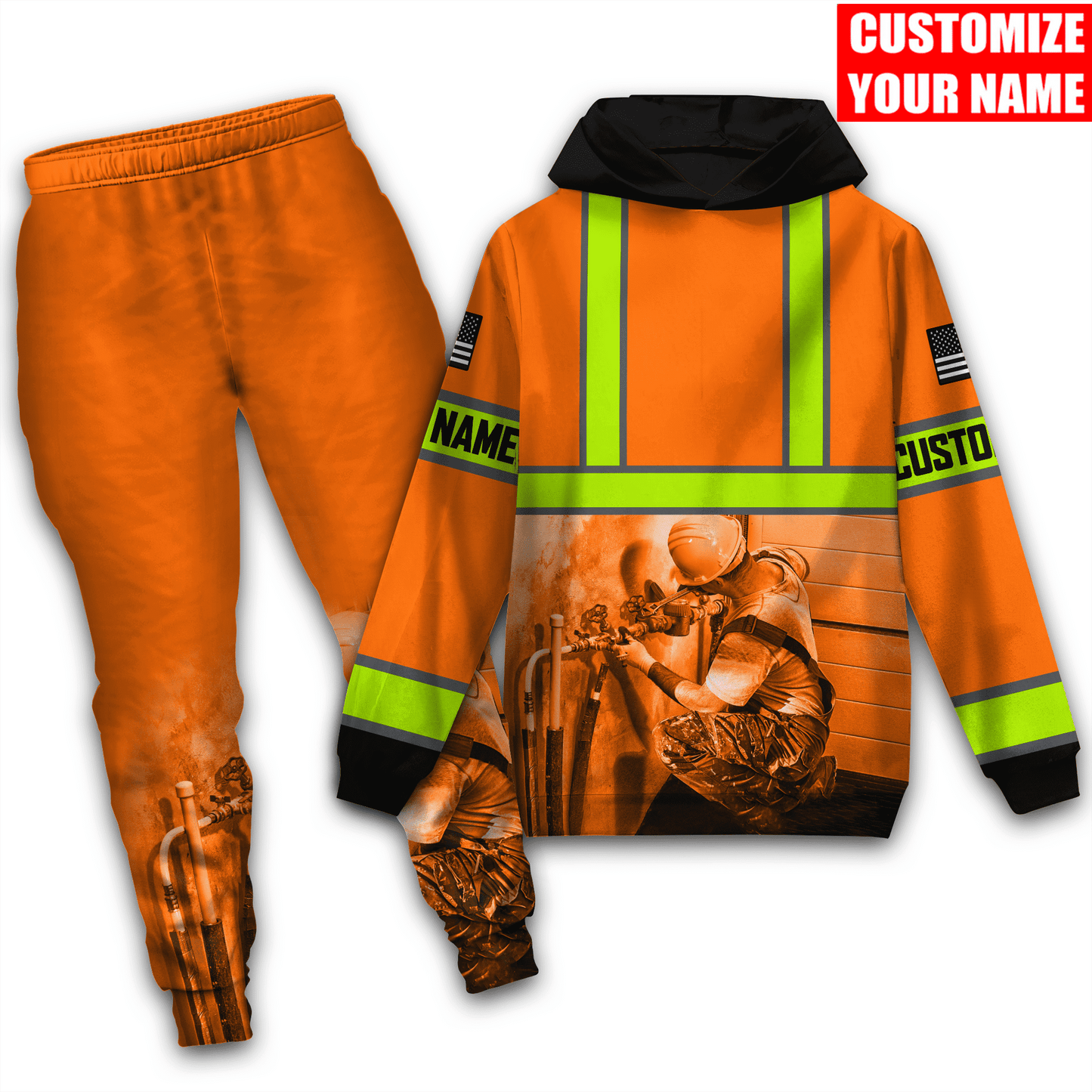 Tmarc Tee Personalized Plumber Safety Apparel