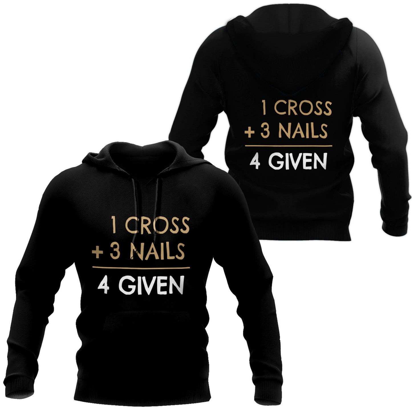1Cross 3Nails 4Given - T-Shirt Style for Men and Women