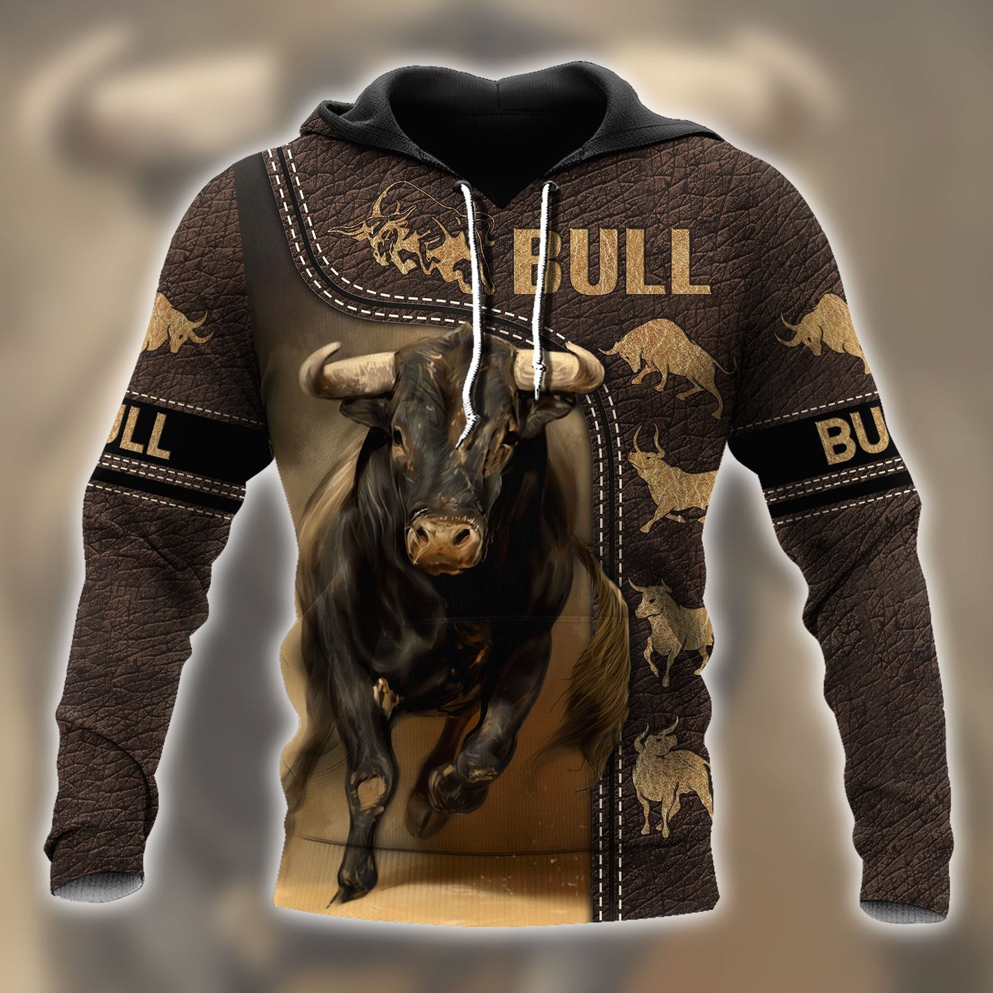 Bull 3D All Over Printed Shirts Pi08032102