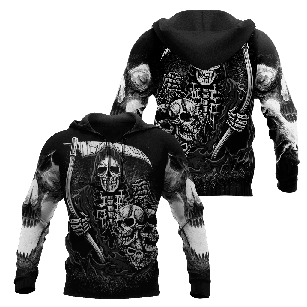 Tmarc Tee Skull 3D All Over Printed Unisex Shirts
