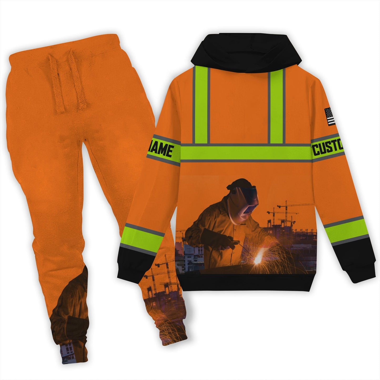Tmarc Tee Personalized Welder Sweatpant & Hoodie Welding Combo