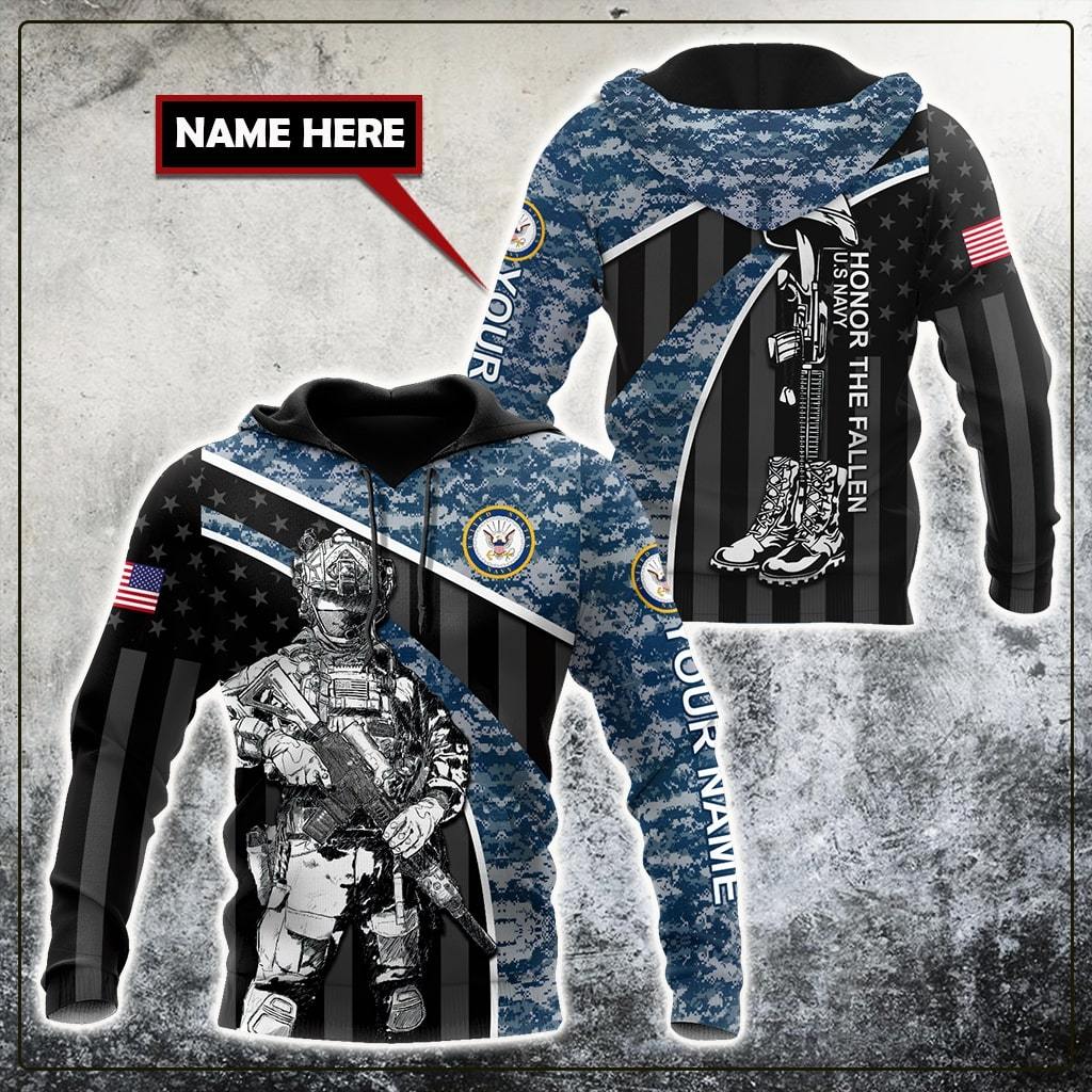 American US Namy Personalize 3D All Over Unisex Hoodie