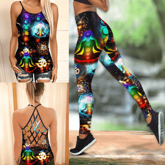 Yoga Menditation Combo Legging Camisole Tank
