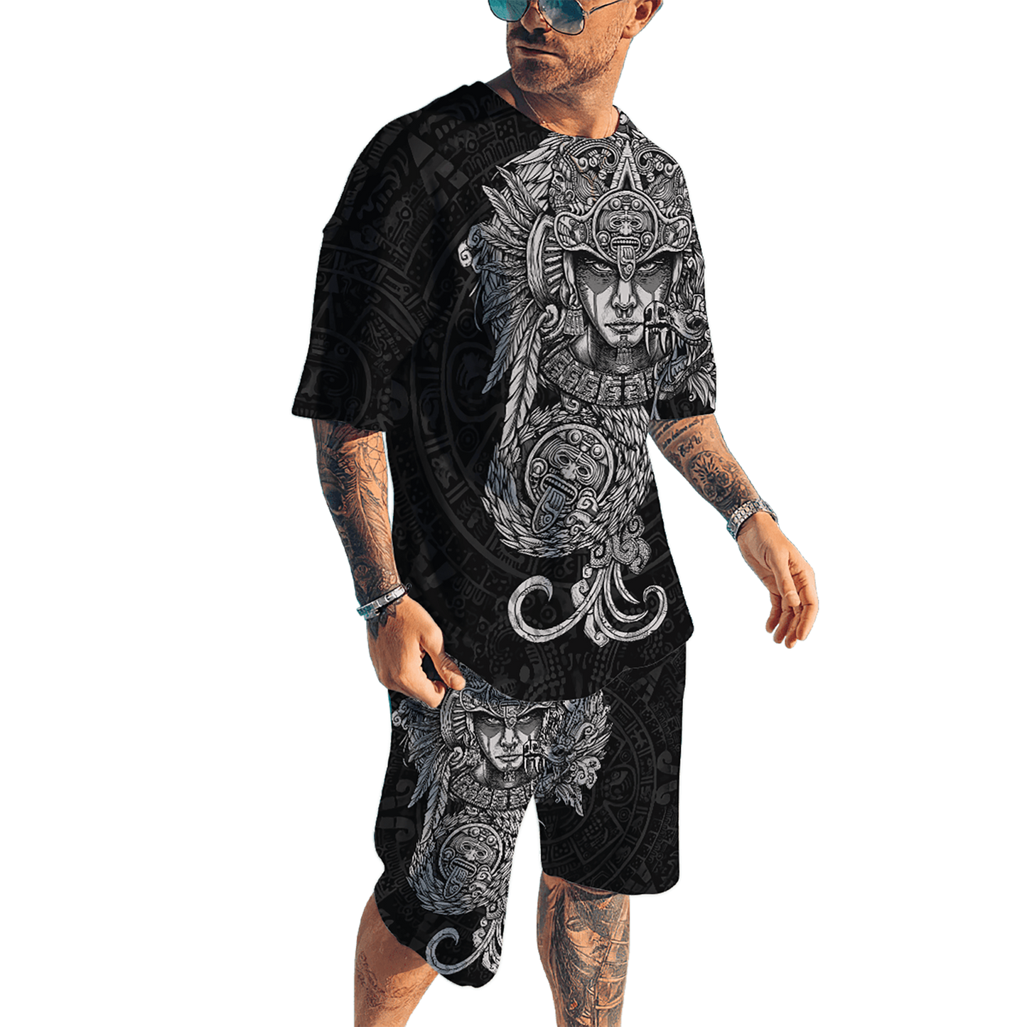 Aztec Mexican 3D All Over Printed Unisex Shirts DQB12072102