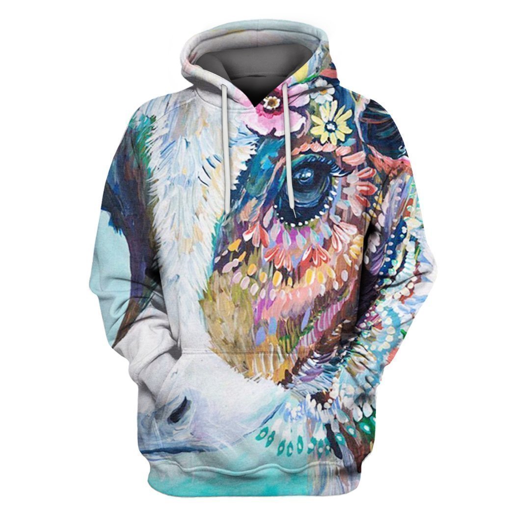3D AOP Cow Shirt NHT051018.04-Apparel-6teenth World-Hoodie-S-Vibe Cosy™