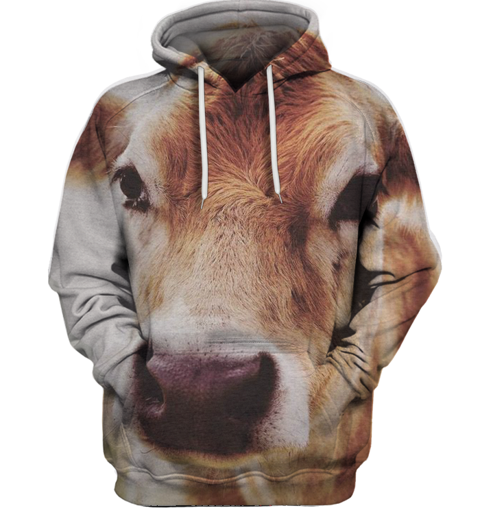 3D All Over Print Cow Face Shirt-Apparel-6teenth World-Hoodie-S-Vibe Cosy™