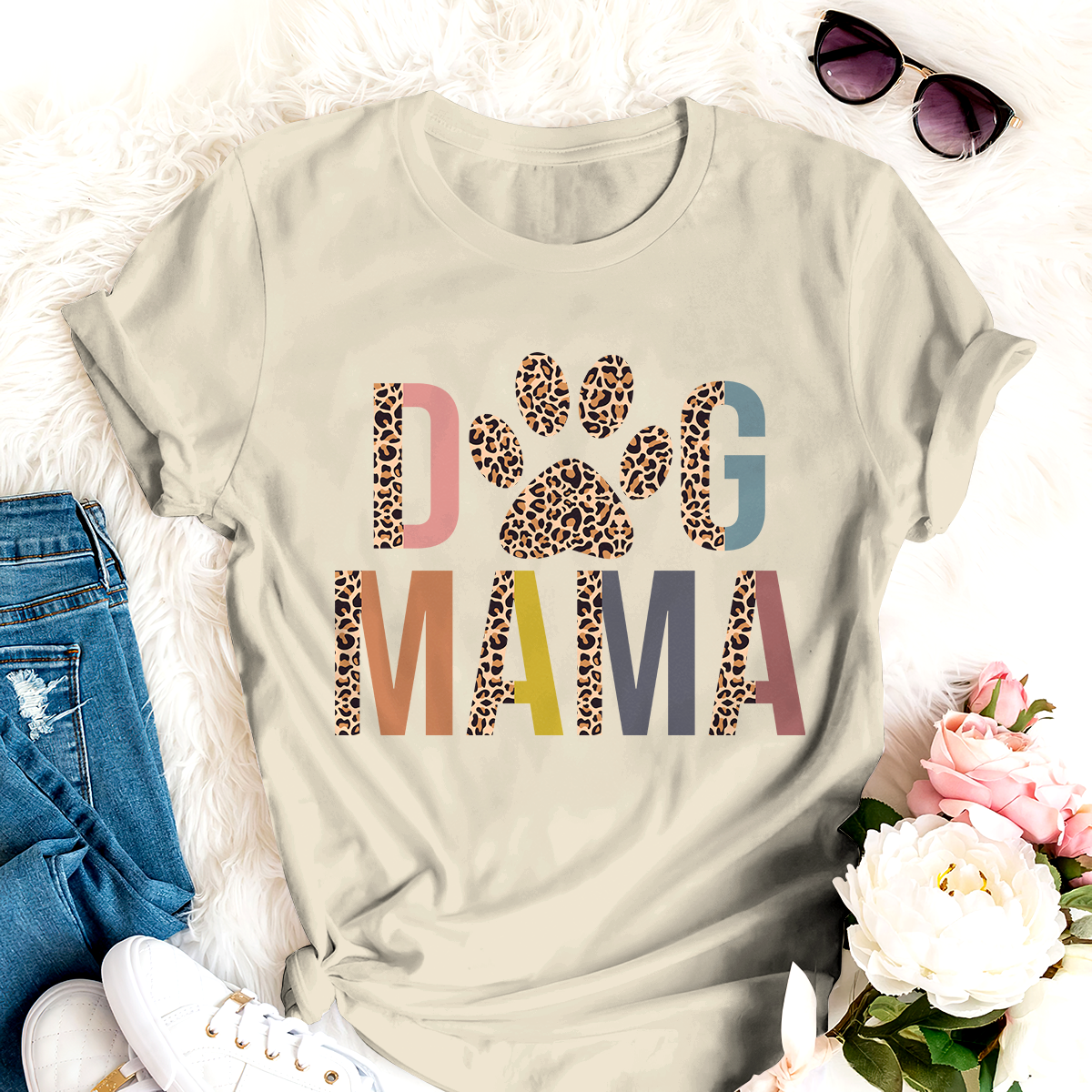 Dog Mama Special T-shirt For Dog Lover