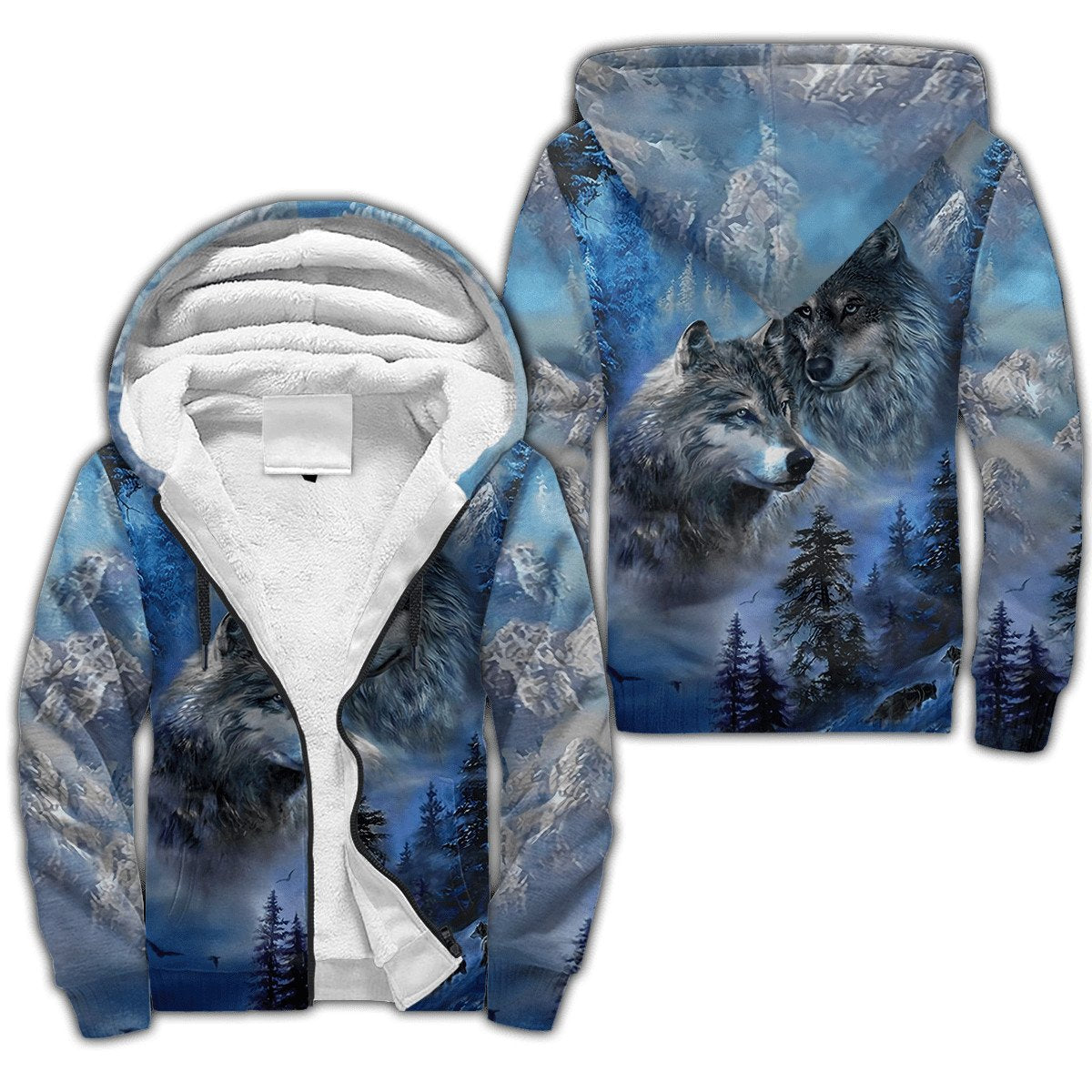 Wolf Native American 3D All Over Printed Unisex Shirts