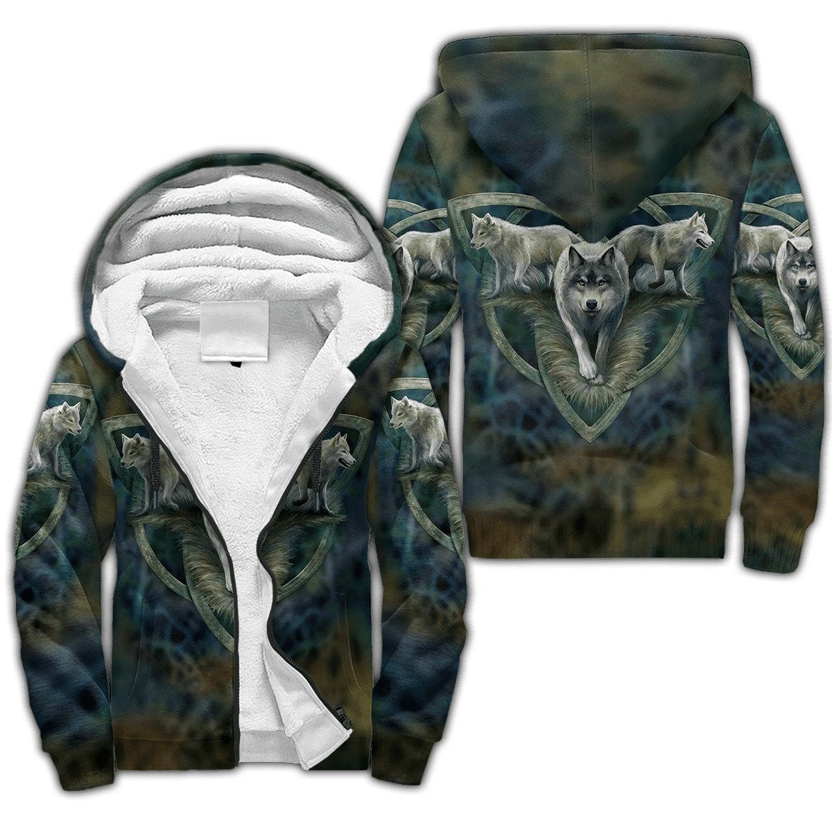 Wolf Native American 3D All Over Printed Unisex Shirts