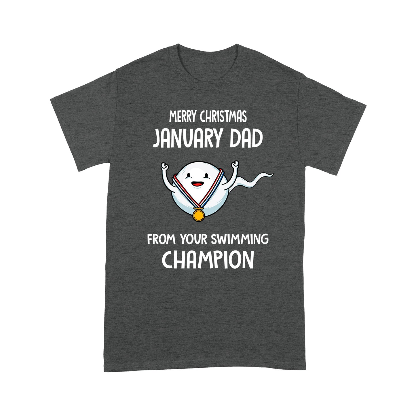 Best Christmas Gift for January Dad T-shirt DL