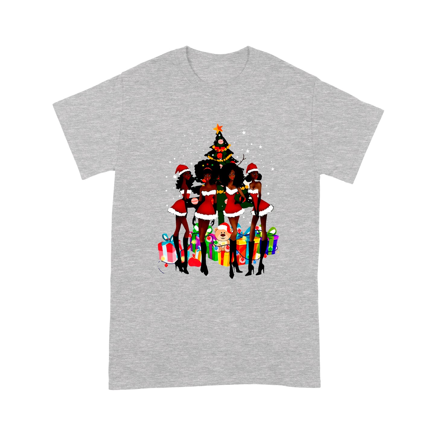 Christmas Black Women T-shirt MEI