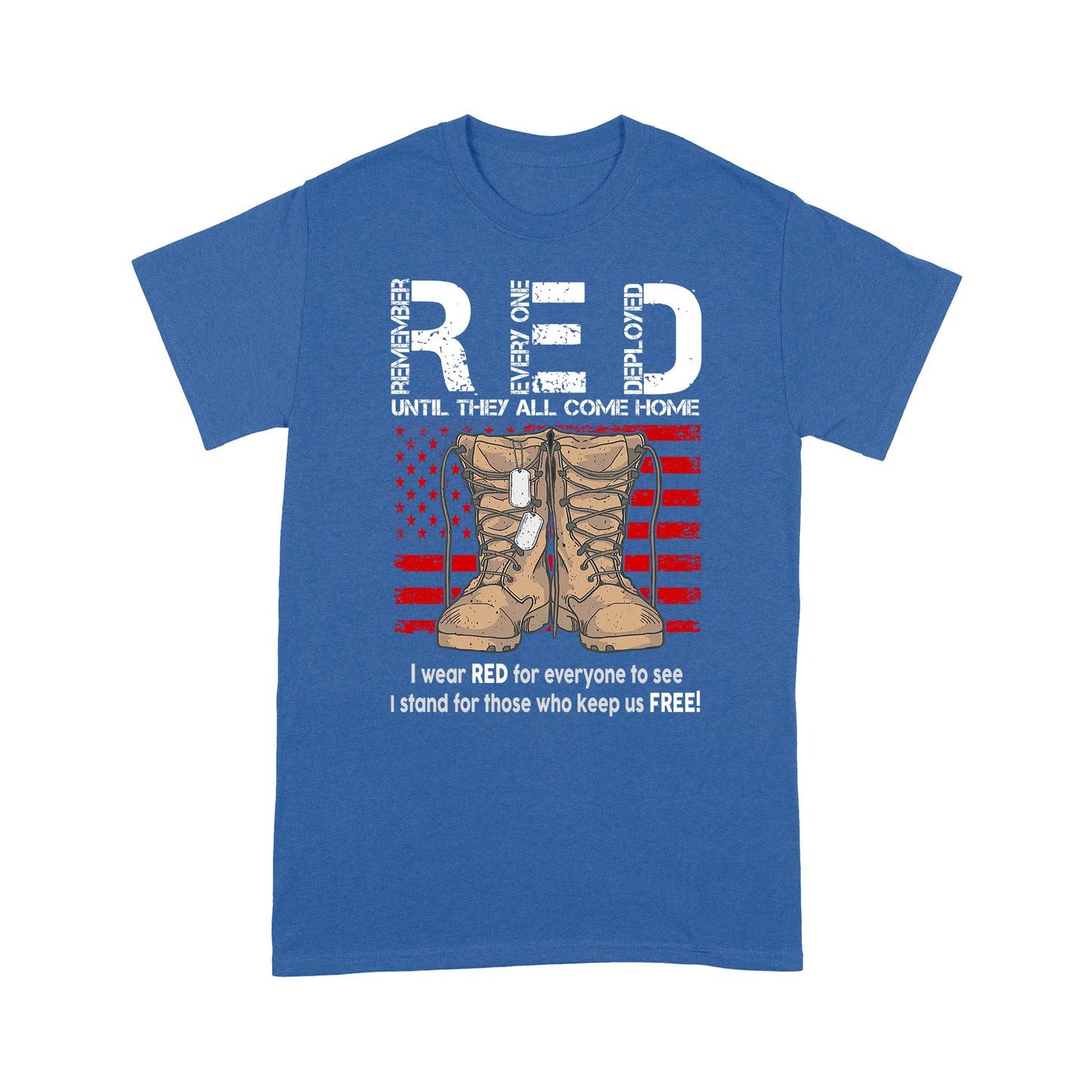 On Friday We Wear Red Classic T-Shirt, Best Gift For Dad Grandpa Veterans