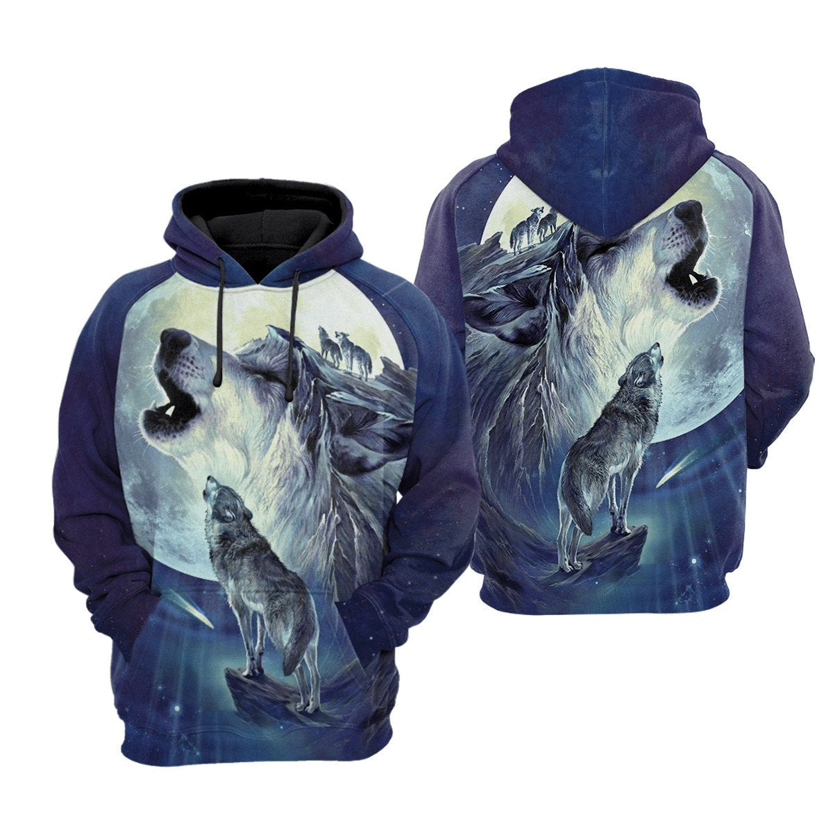 Wolf 3D All Over Printed Unisex Shirts