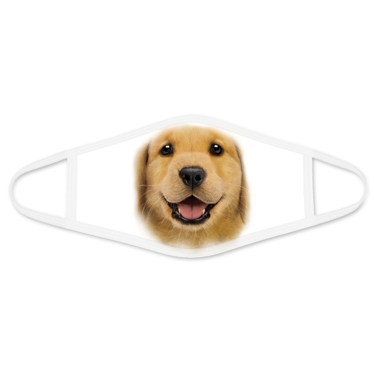 Golden Retriever Dog Face - Face Mask DL
