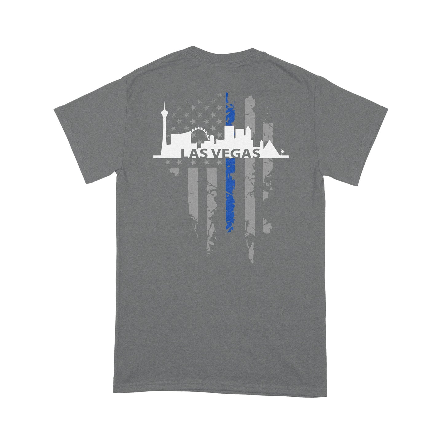 Thin Blue Line T-shirt Special Gift For Policeman Las Vegas Shirt