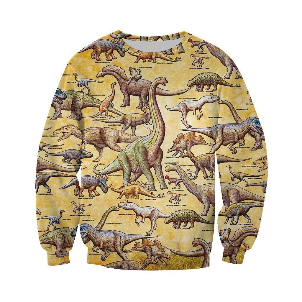 3D All Over Printed A Lot Of Dinosaurs Art Shirts And Shorts - Amaze Style™-3D All Over Printed Clothes