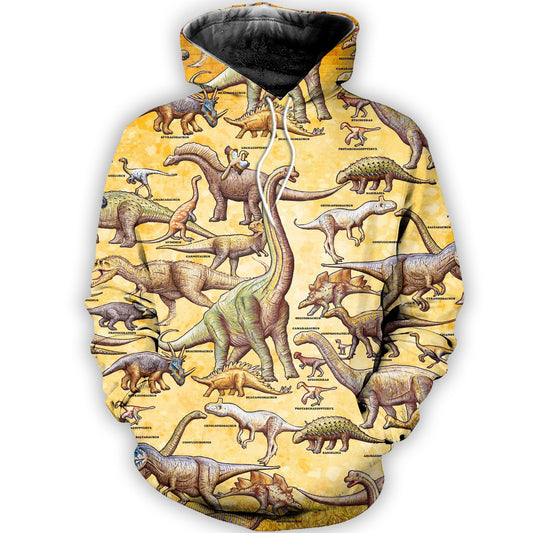 3D All Over Printed A Lot Of Dinosaurs Art Shirts And Shorts - Amaze Style™-3D All Over Printed Clothes