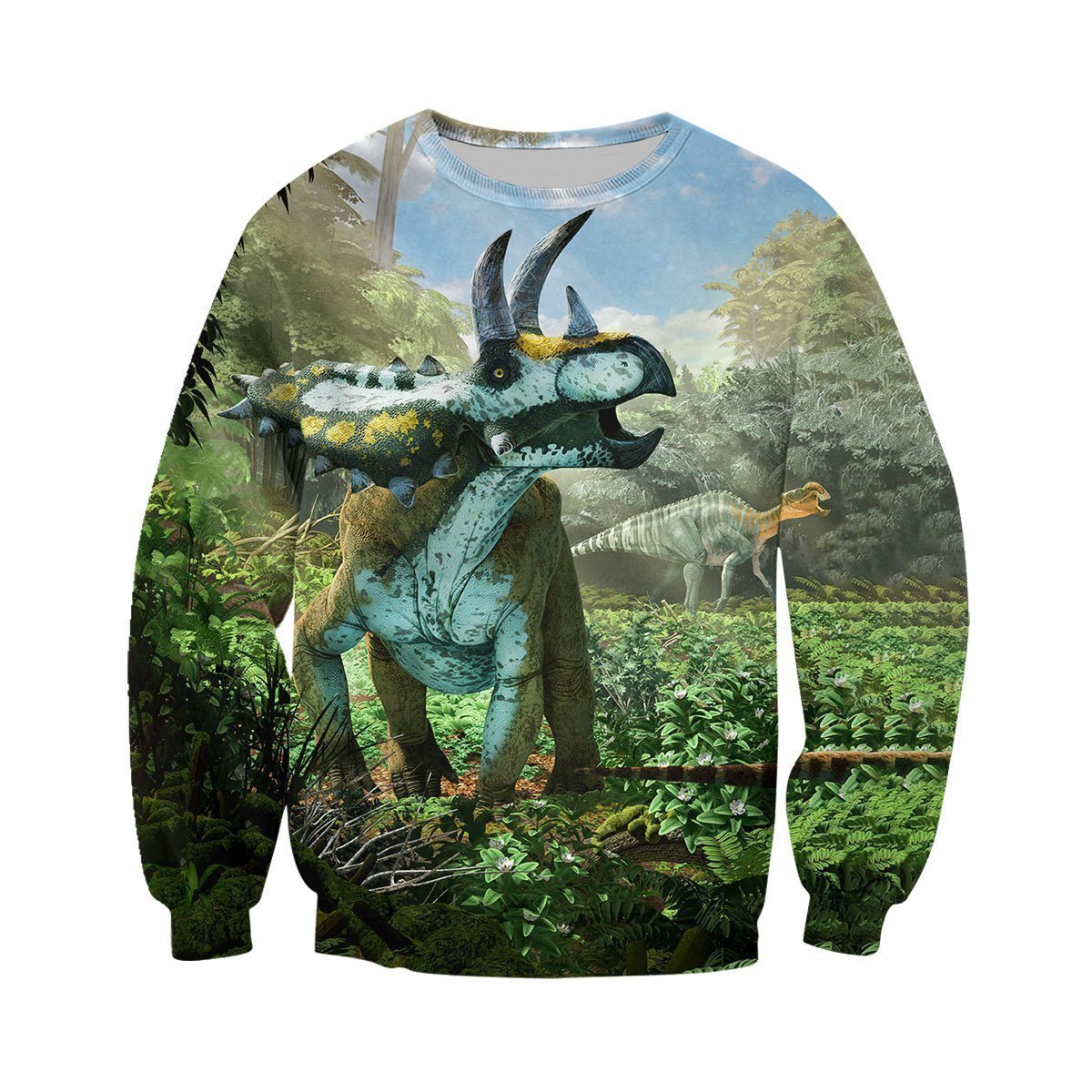 3D All Over Printed Coahuilaceratops Dinosaurs Art Shirts And Shorts - Amaze Style™-3D All Over Printed Clothes