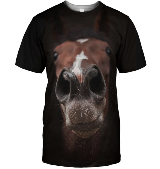 3D All Over Print Funny Face Donkey Shirt-Apparel-6teenth World-T-Shirt-S-Vibe Cosy™