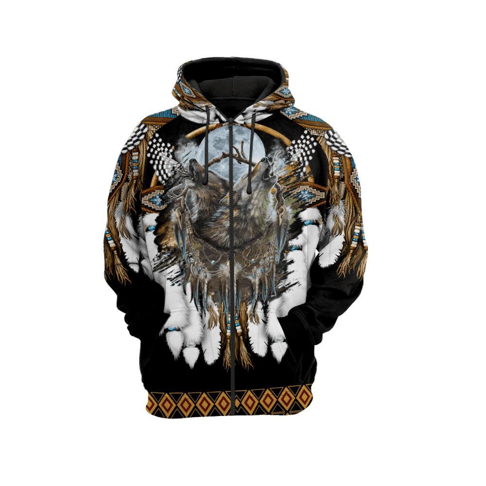 Wolf 3D All Over Printed Unisex Shirts