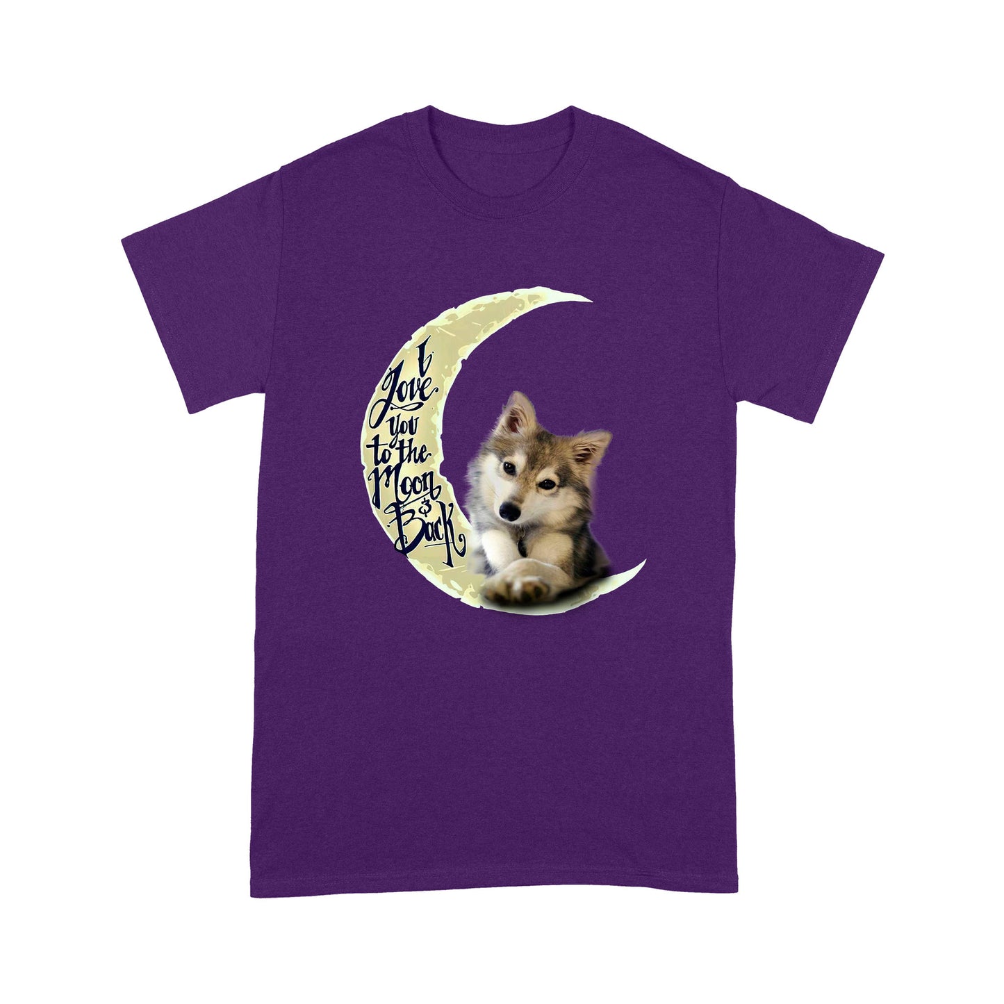 Wolf Love To The Moon And Back Deluxe T-shirt ML