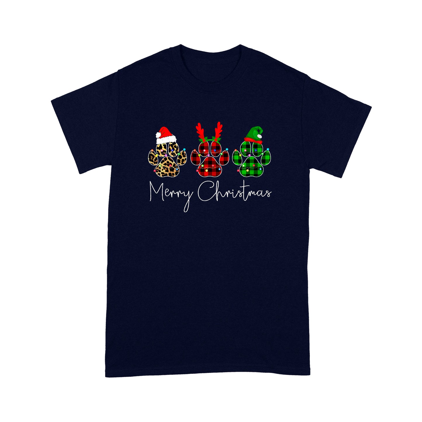 Merry Christmas Dog Standard T-shirt TN
