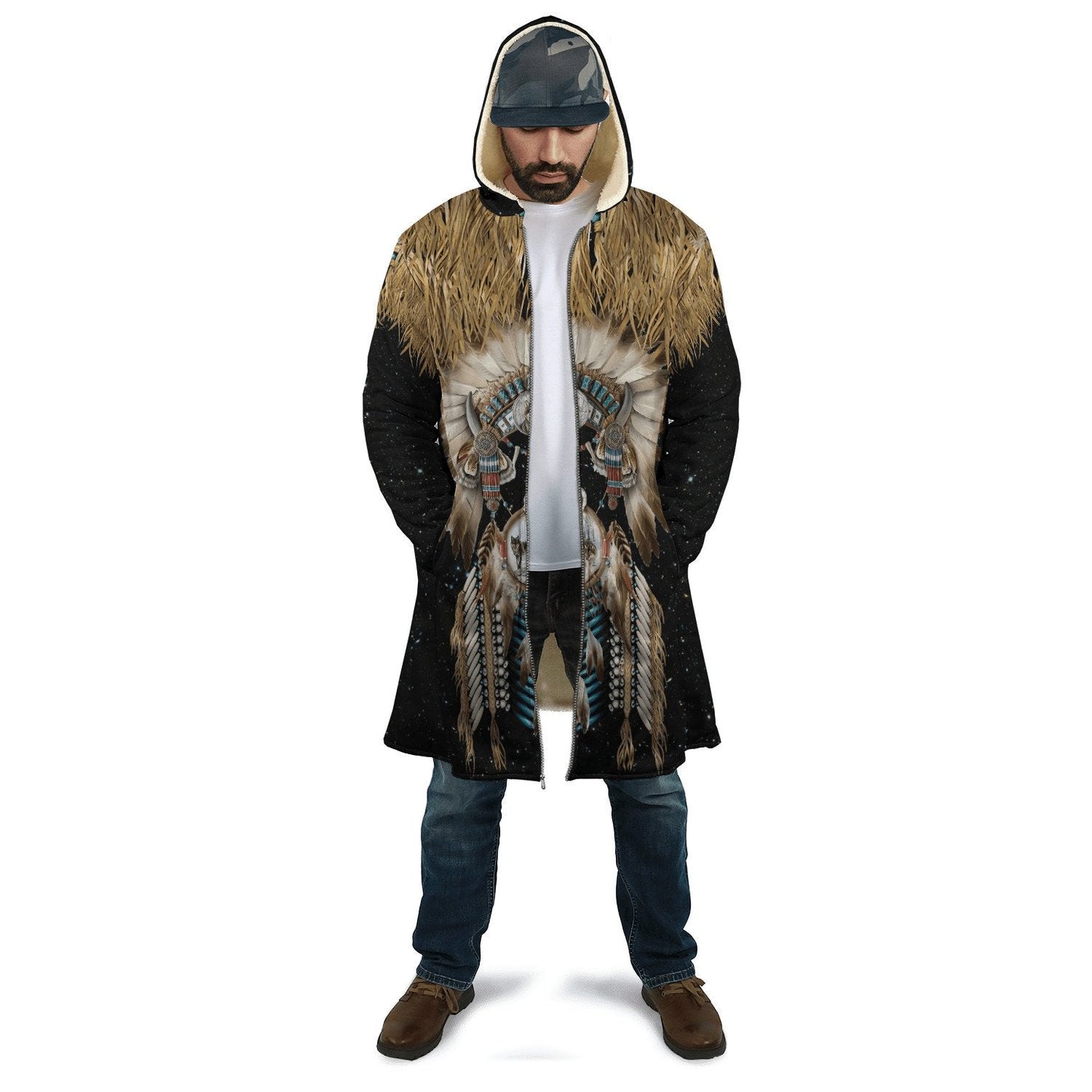 Wolf Native American 3D All Over Printed Unisex Shirts