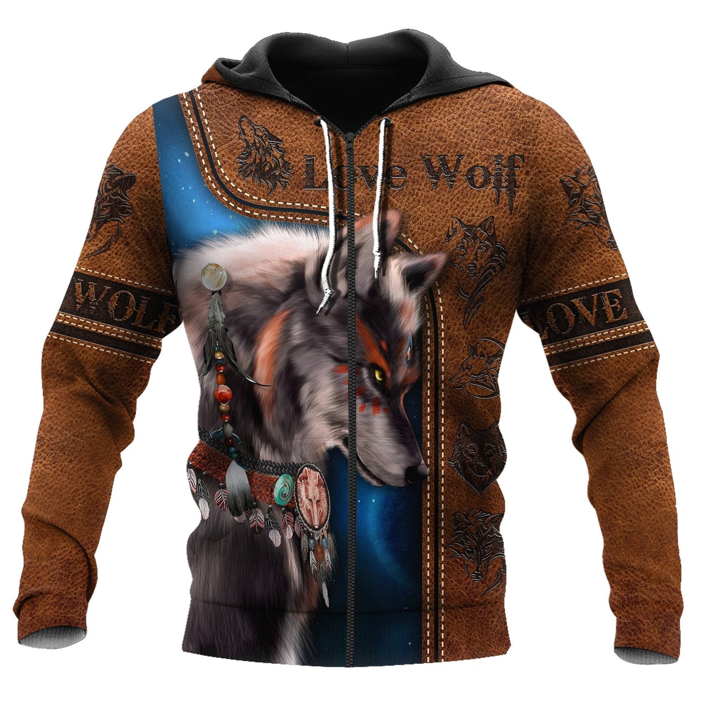 Wolf 3D All Over Printed Unisex Shirt
