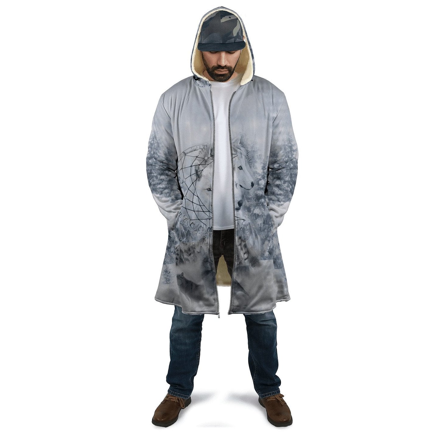 Wolf Native American 3D All Over Printed Unisex Shirts