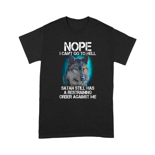 Wolf Can't Go To Hell Deluxe T-shirt ML
