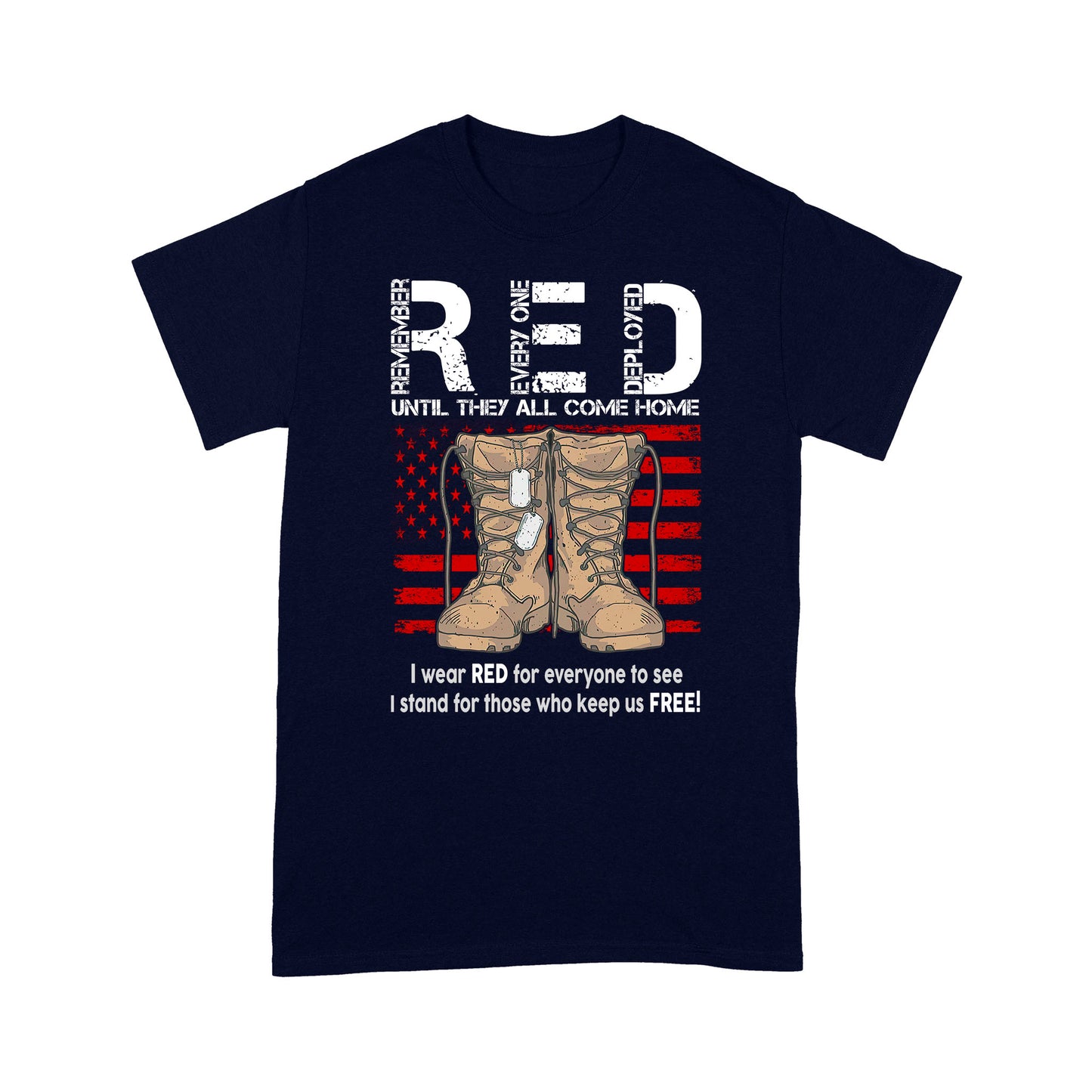 On Friday We Wear Red Classic T-Shirt, Best Gift For Dad Grandpa Veterans