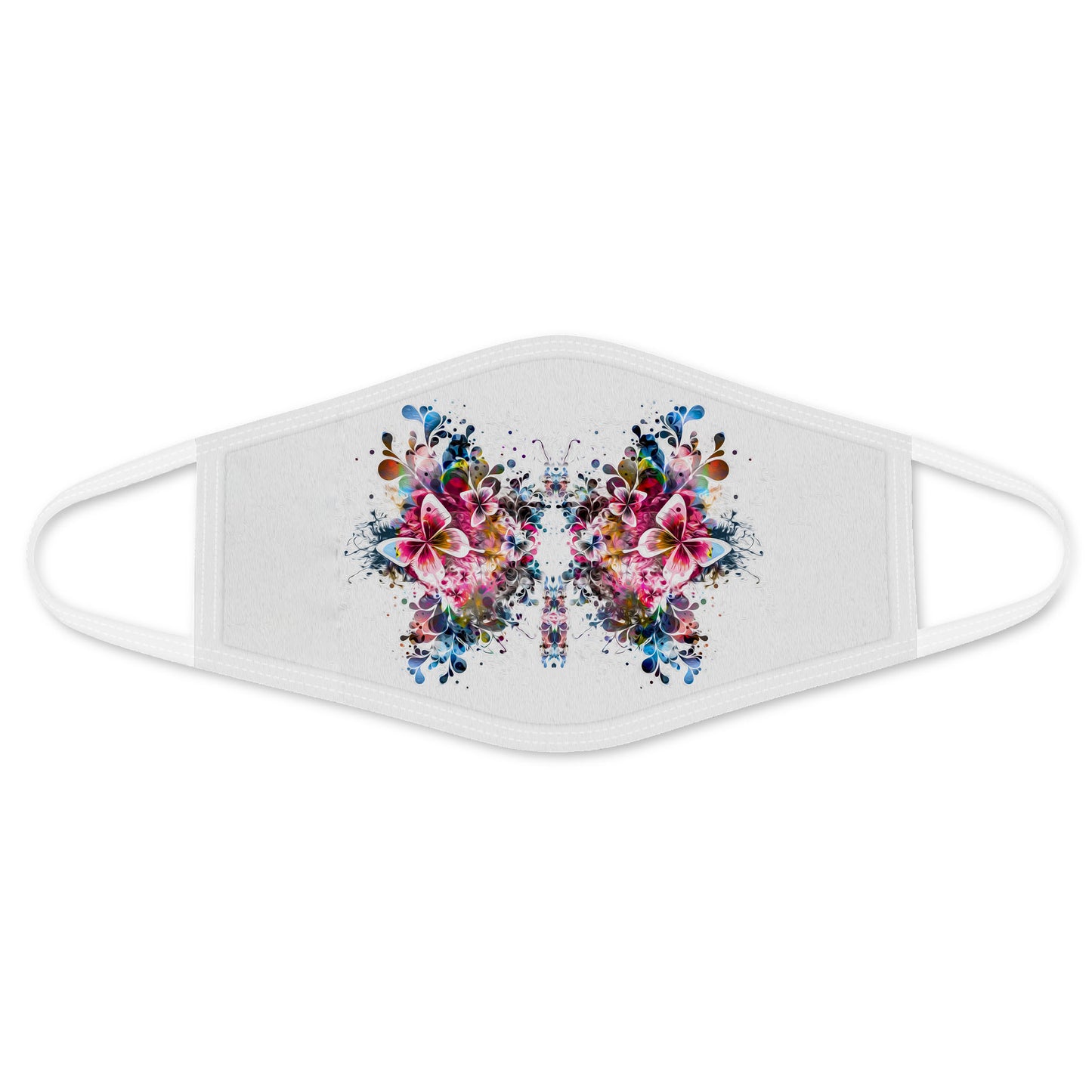 Butterfly Face Mask White ML