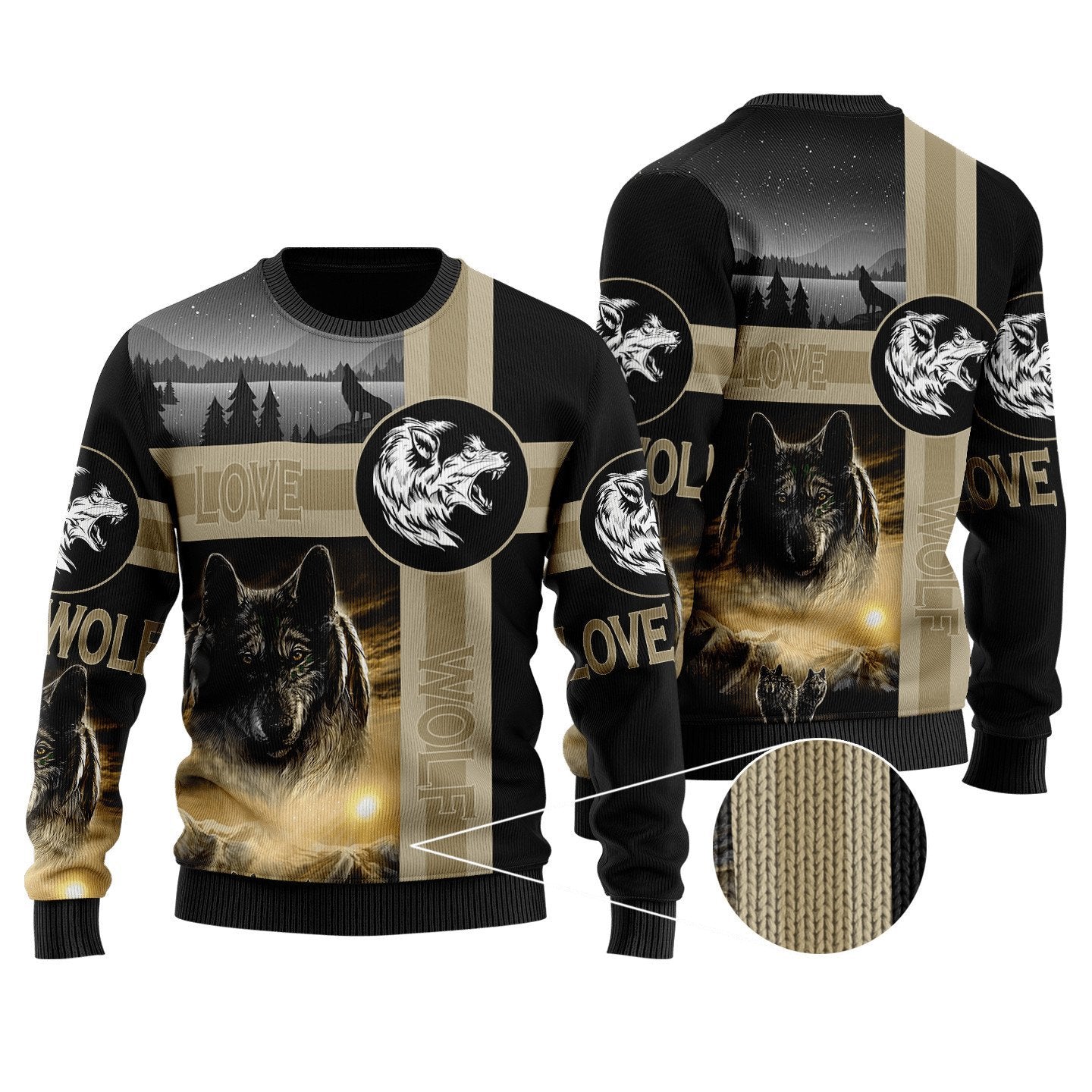 Wolf Native American 3D All Over Printed Unisex Shirts