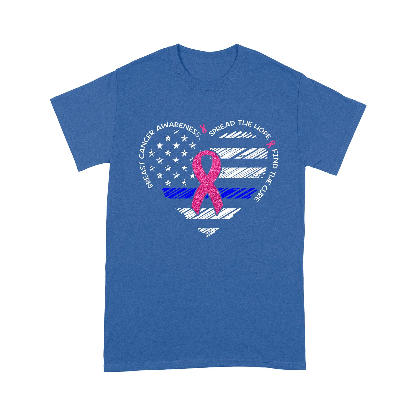 Thin Blue Line Spread The Hope Find The Cure - Breast Cancer Awareness Classic T-Shirt