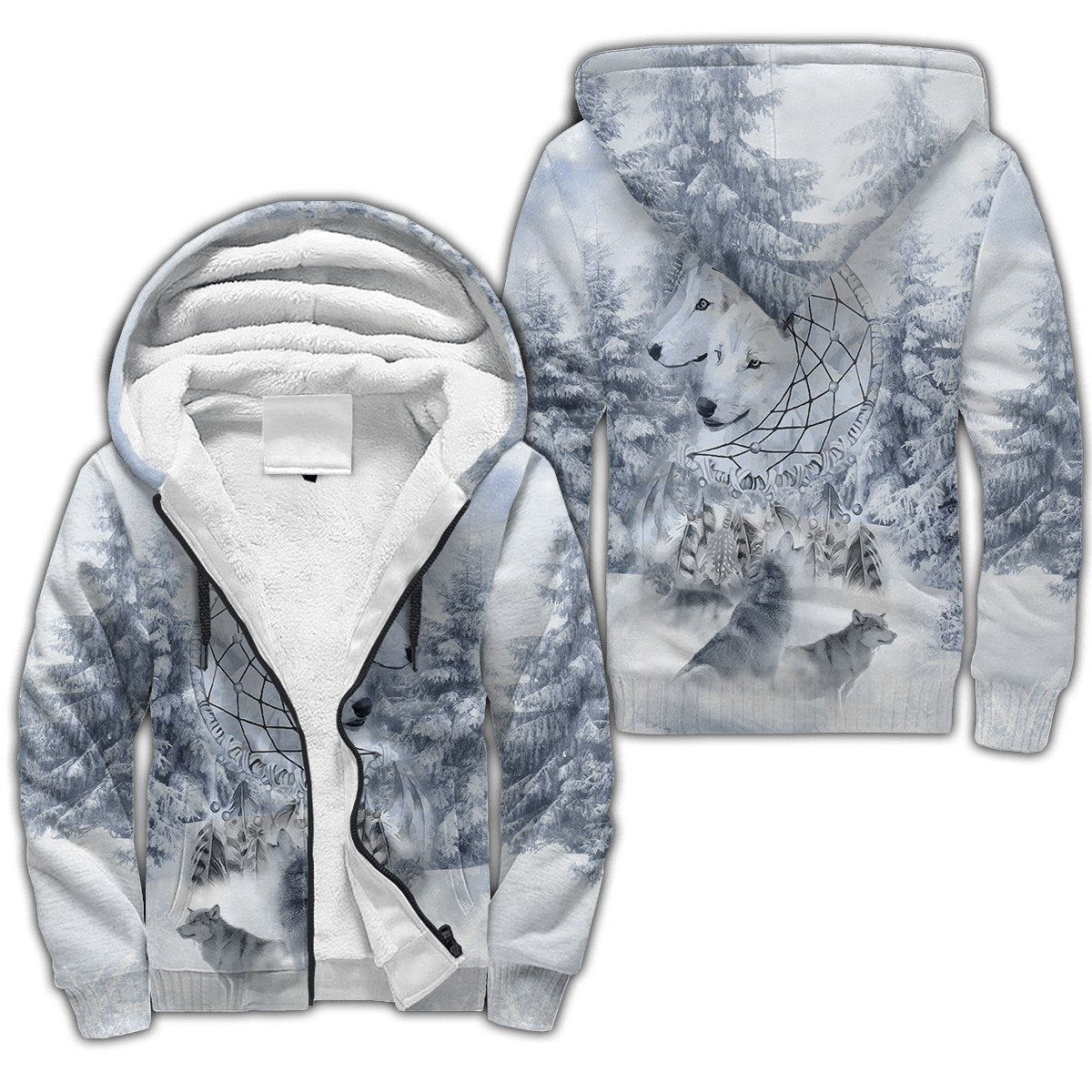 Wolf Native American 3D All Over Printed Unisex Shirts