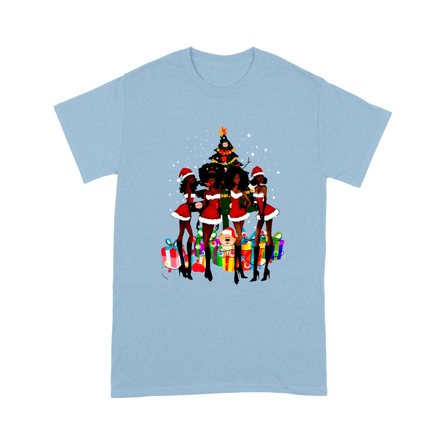 Christmas Black Women T-shirt MEI