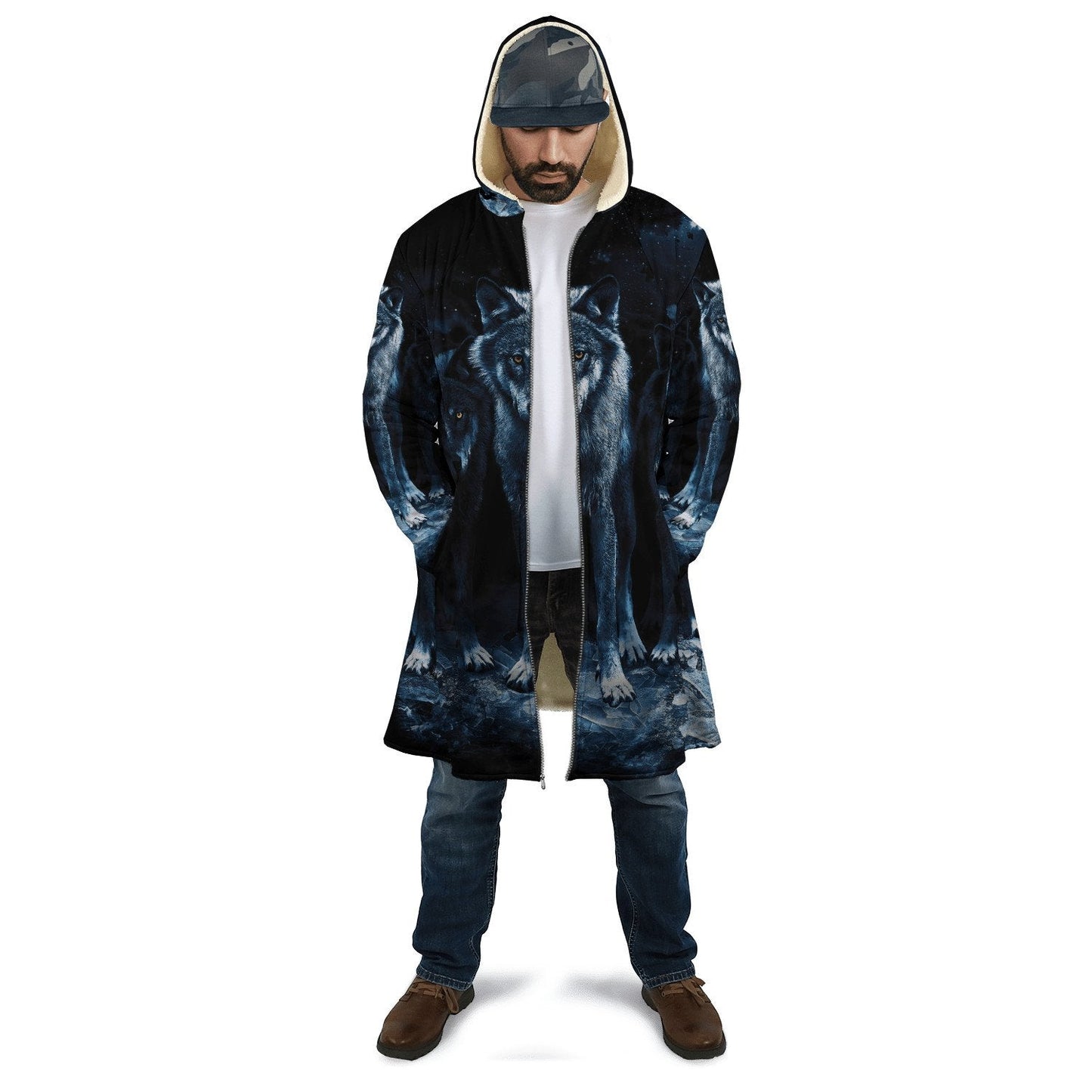 Wolf 3D All Over Printed Unisex Shirts